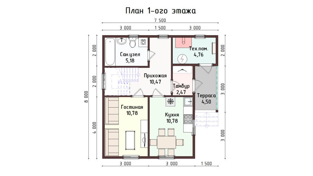 Планировка дома