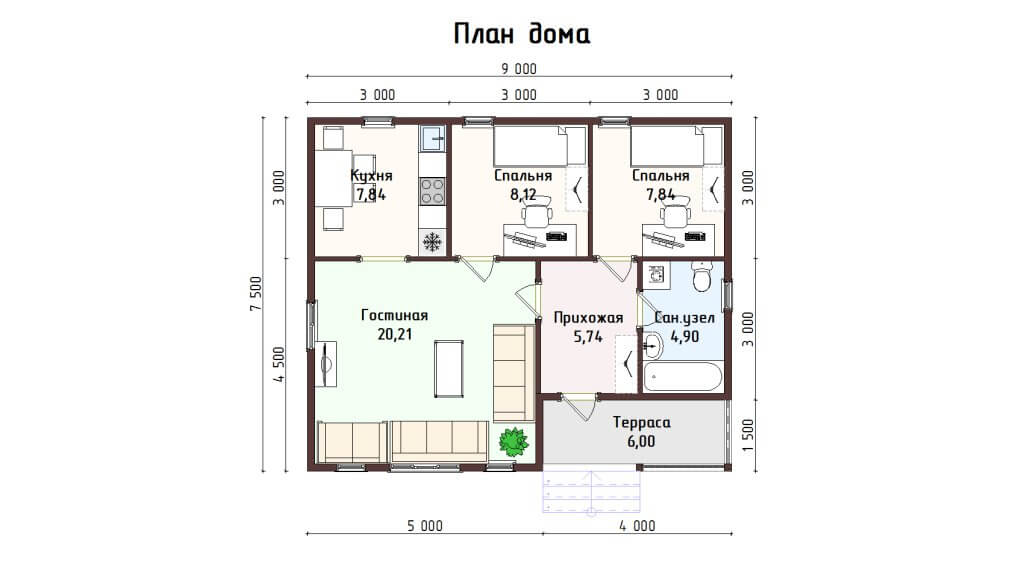Планировка дома