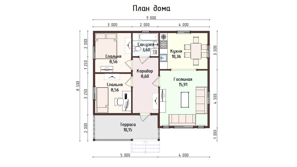 Планировка дома
