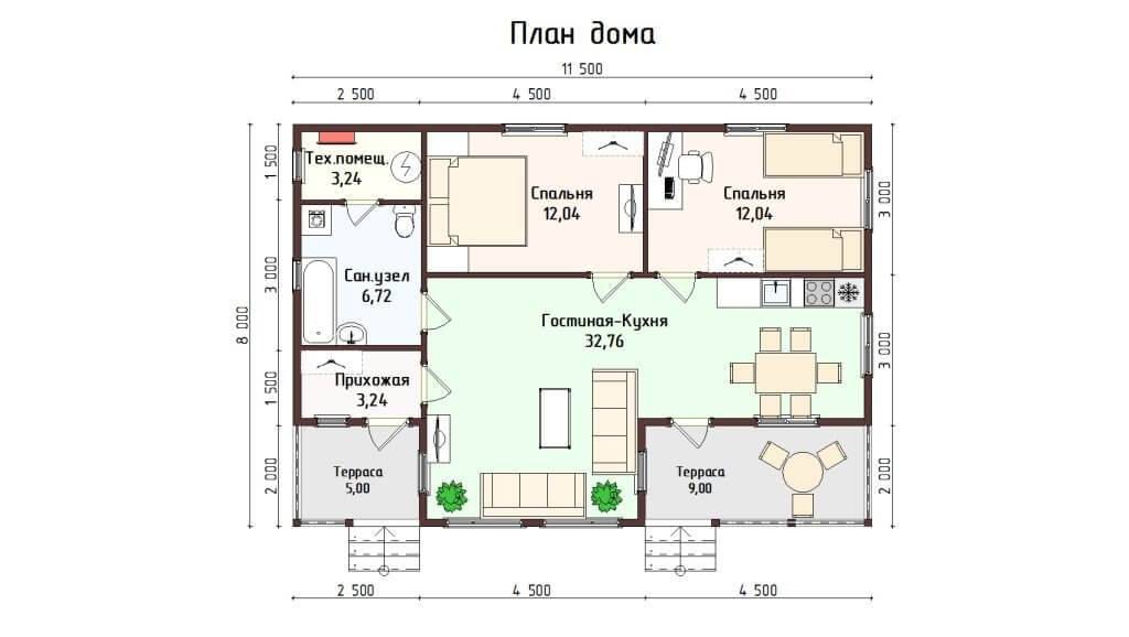 Планировка дома