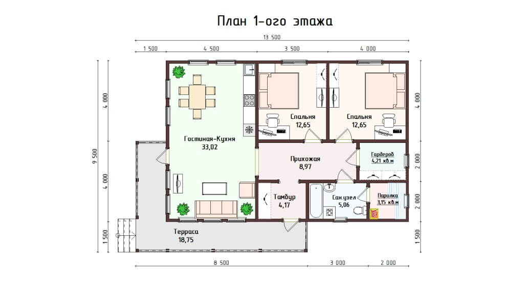 Планировка дома