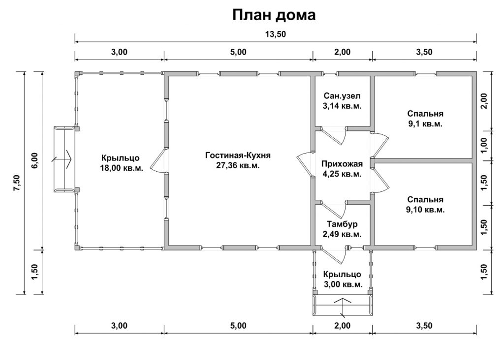 Планировка дома