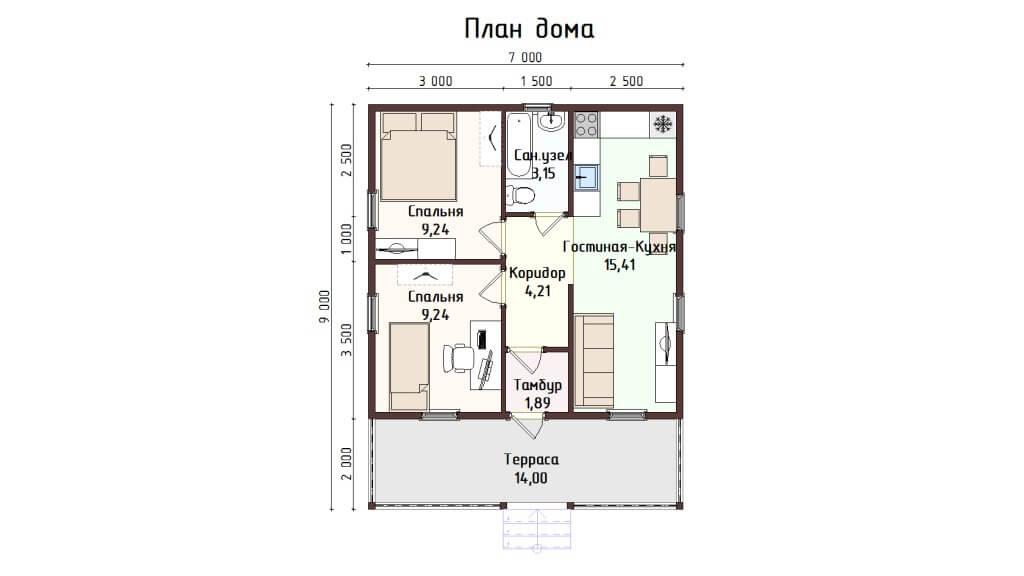 Планировка дома
