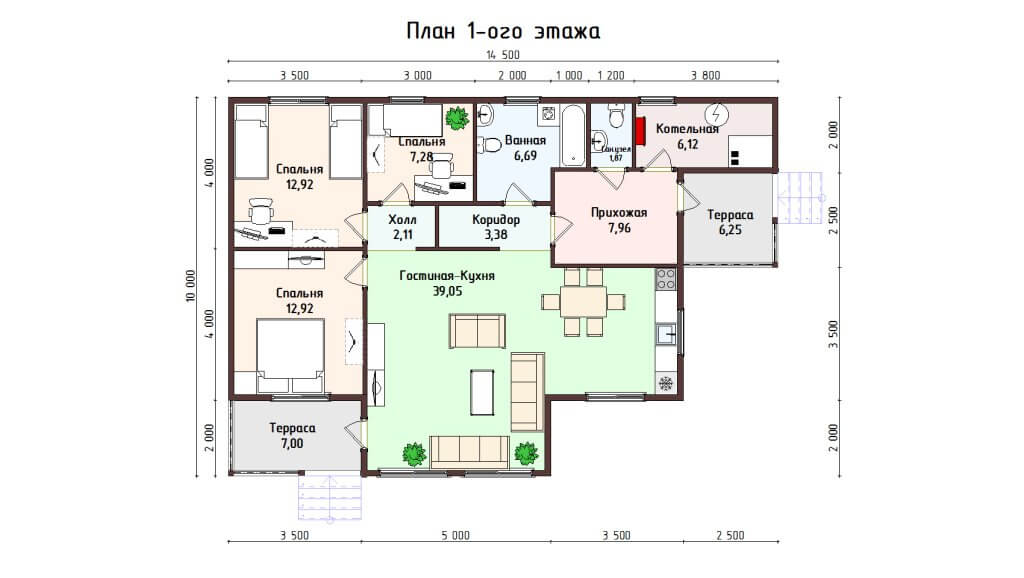 Планировка дома