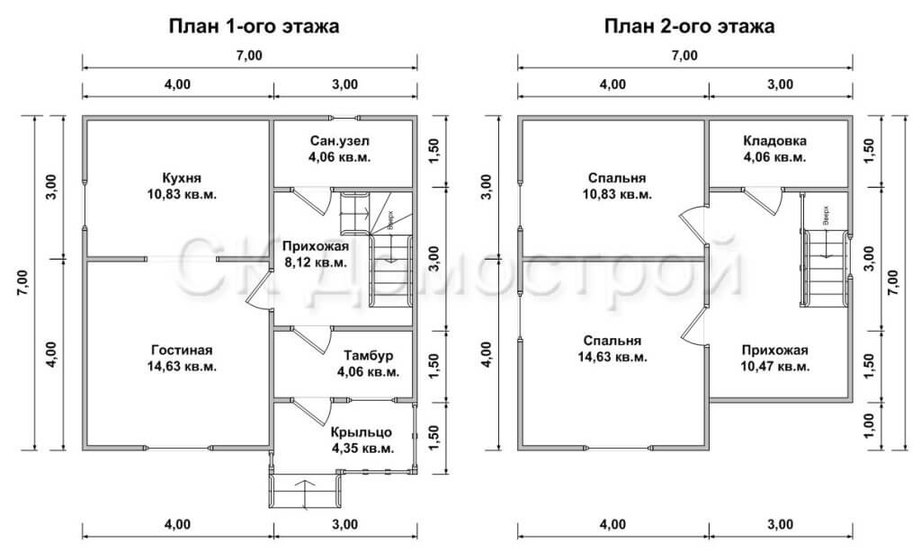 Планировка дома