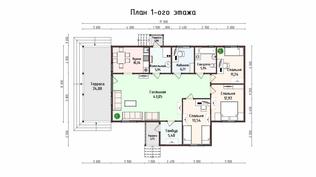 Планировка дома