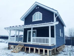 Каркасный дом 7.5х9 Ларионовское поселение