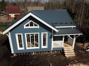 Каркасный дом 7,5х8 Гатчина