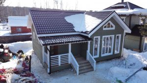 Каркасный дом 7,5х9 Покров