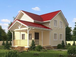 Дом «Гордеев» 8х10,5 м