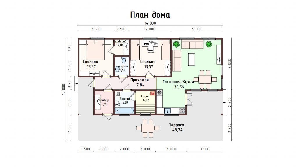 Планировка дома