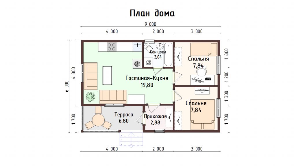Планировка дома