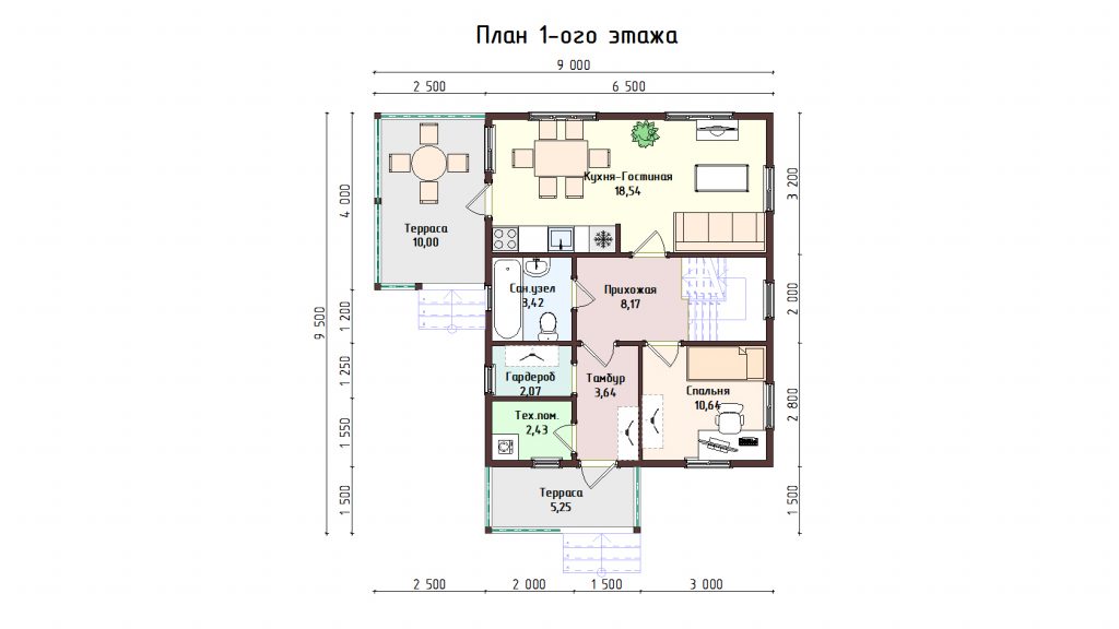 Планировка дома