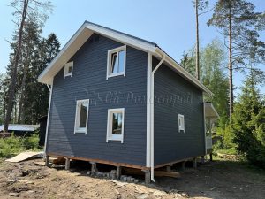 Каркасный дом 7х8 поселок Симагино