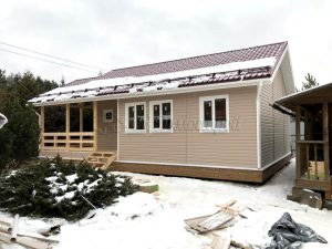 Каркасный дом 8х11,5 СНТ Раздолье