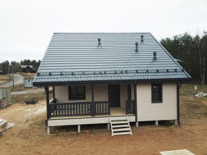 Каркасный дом 9х9,5 деревня Светлое
