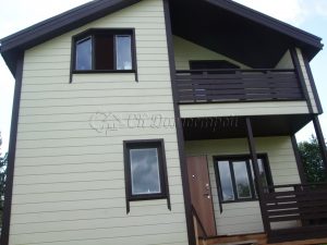 Каркасный дом 7х8,5 деревня Модолицы