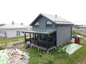 Каркасный дом 8,5х10,5 ТСН Красносельское