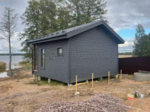 Каркасная баня 6х6 поселок Прибылово